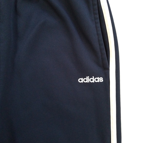 Adidas 3-Stripe Kid's Navy Athletic Pants Size Xlarge (Kids) - Picture 4 of 11